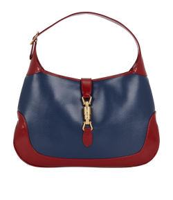 Medium Jackie 1961, Leather, Blue/Red, 636710, S/DB, 3*